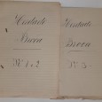 Dois livros contendo Manuscritos da Herdade da Broca