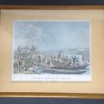 Gravura «Passage du Rhin Par Les Prussiens»