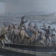 Gravura «Passage du Rhin Par Les Prussiens»