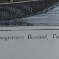 Gravura «Passage du Rhin Par Les Prussiens»