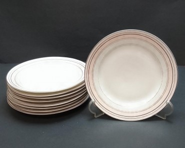 Nove pratos de fruta VA flamingo 