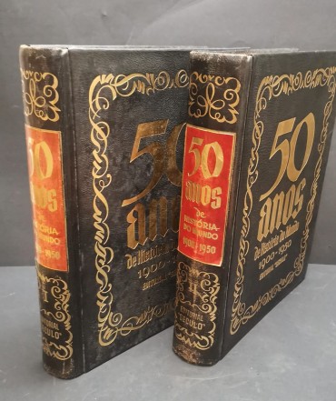 «50 anos de História do Mundo - 2 volumes»