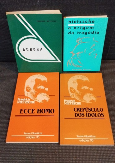 «Lote 4 Livros de Nietzsche»