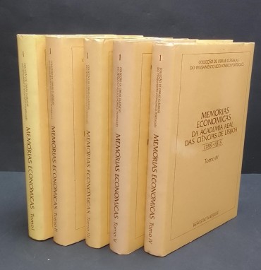«Memórias económicas da Academia Real das Ciências de Lisboa- 1789-1815 . 5 volumes»