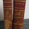 THEBAIDA PORTUGUEZA COMPENDIO HISTORICO DA CONGREGAÇÃO DOS MONGES POBRES DE JESU CHRISTO DA SERRA DE OSSA - 2 VOLUMES