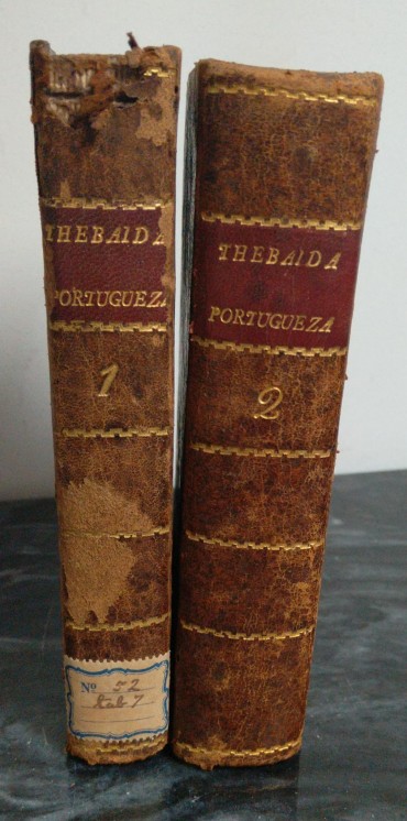 THEBAIDA PORTUGUEZA COMPENDIO HISTORICO DA CONGREGAÇÃO DOS MONGES POBRES DE JESU CHRISTO DA SERRA DE OSSA - 2 VOLUMES