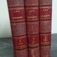 COLECÇÃO CHRONOLOGICA DE LEIS EXTRAVAGANTES POSTERIORES À NOVA COMPILAÇÃO DAS ORDENAÇÕES DO REINO - 3 VOLUMES