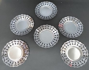 seis pratos para pão