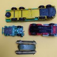 Lote de quatro carros coleção