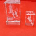 Dois cubos em cristal