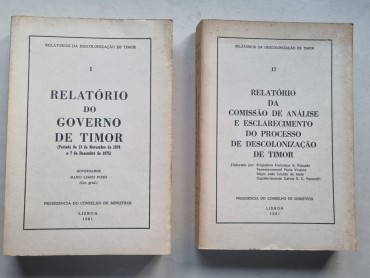 RELATÓRIO DA COMISSÃO DE ANÁLISE E ESCLARECIMENTOS DO PROCESSO DE DESCOLONIZAÇÃO DE TIMOR
