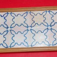 Oito azulejos com moldura