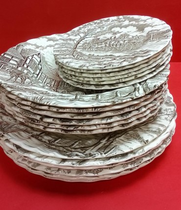 Seis pratos rasos, Seis de sopa e seis de pão «Royal Mail»