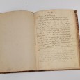 «Caderno manuscrito com sonetos»