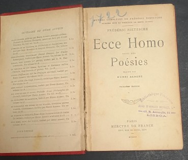 «Ecce Homo suivi des Poésies»