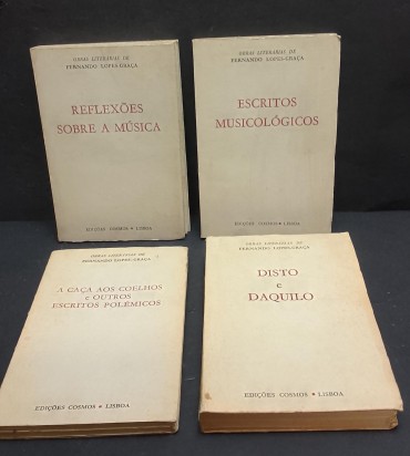 «Obras literárias de Fernando Lopes-Graça-4 volumes»