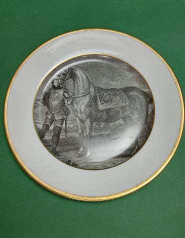 Prato motivo equestre VA 