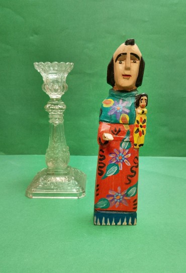 castiçal e santo