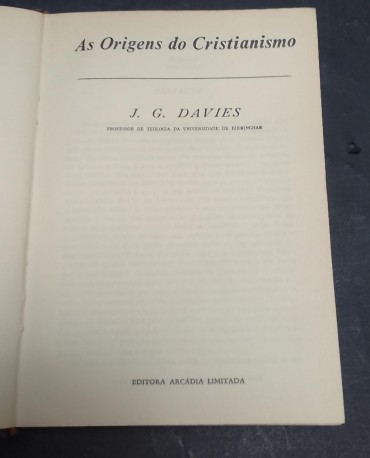 «As origens do Cristianismo»