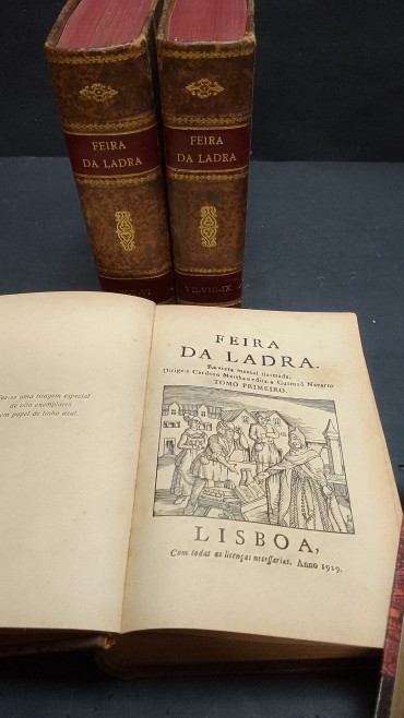 «Feira da Ladra. Revista mensal ilustrada-3 volumes»