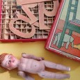Jogo e boneco vintage