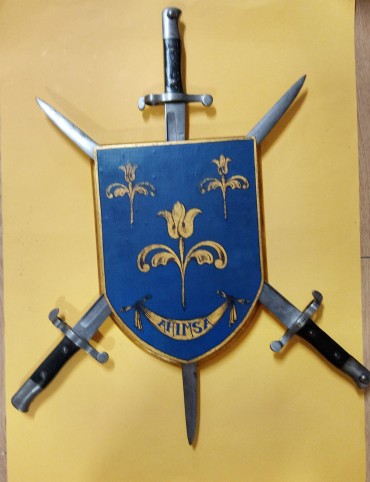 Escudo com três espadas