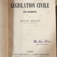 «Unité de Législation Civile en Europe - 1865»