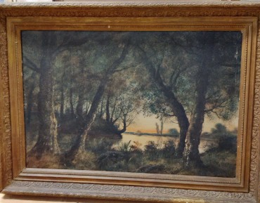 Paisagem com lagoa