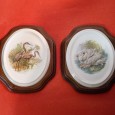 Duas placas «flamingos e cisnes»