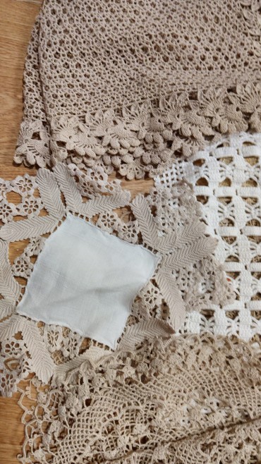 Conjunto de naperons crochet
