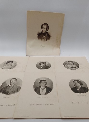 «Galeria artística da Gazeta Musical-7 estampas»