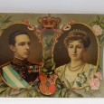 «Afonso XIII e a Rainha Vitória Eugénia de Battenberg»