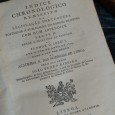 INDICE CHRONOLOGICO - PARTE I E II