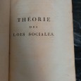 THÉORIE DES LOIS SOCIALES