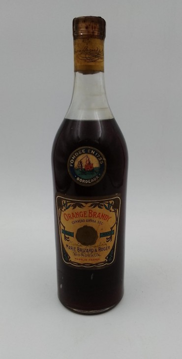 «Orange Brandy,. Curaçao extra sec»