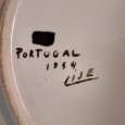 Prato com toureiro e toiro