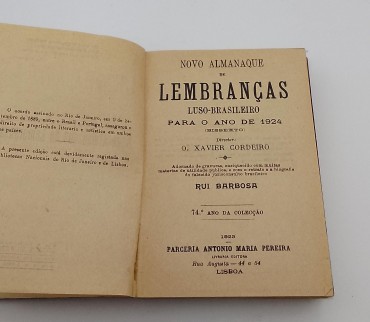 «Novo Almanaque de Lembranças para o Ano de 1924»