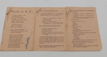 «Folheto da Mocidade Portuguesa»
