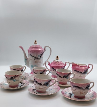 Meio serviço de café japonês
