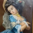Moldura com imagem feminina