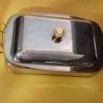 Suporte de metal e pirex