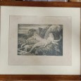 Gravura com Sereias