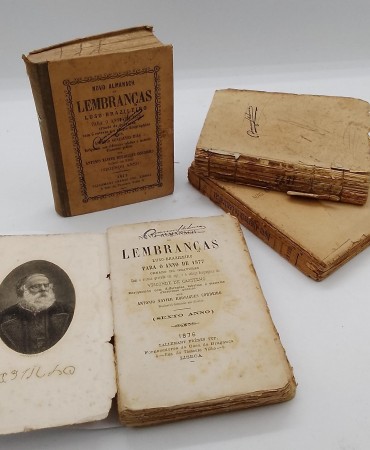 «Novo Almanach de Lembranças Luso-Brazileiro-4 volumes»
