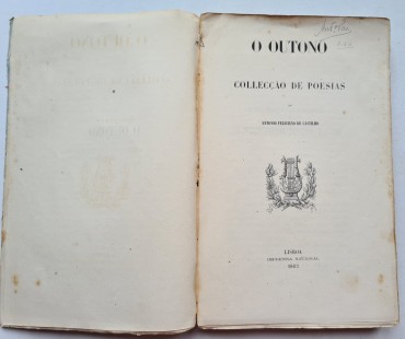 ANTÓNIO FELICIANO DE CASTILHO – 1ª edição