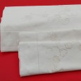 lençol e duas fronhas bordados