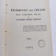 REGIMENTO DOSS OFICIAIS DAS CIDADES, VILAS E LUGARES DESTES REINOS