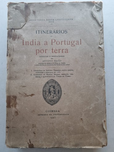 ITINERÁRIOS DA ÍNDIA A PORTUGAL POR TERRA