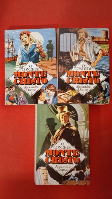 «Conde de Monte Cristo» - 3 volumes
