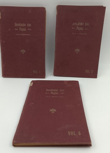 «Revelação dos Papas (obra mediumnica). Communicações d´Além Túmulo-3 volumes»