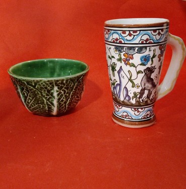 Taça «couve» e Caneca 